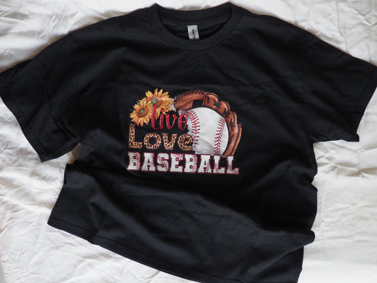 Live Love Baseball - Black